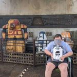 Teen boy with Chiari malformation just finished riding the Rise of Resistance of Disney