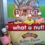 Rebekah with spina bifida and her family enjoying the Turkey Hill Experience in Lancaster