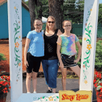 Teenage girl with bronchio-pulmonary dysphagia and cerebral palsy enjoyes dream trips to Story Land and Great Wolf Lodge.