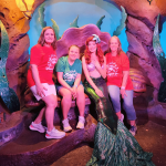 Girl with static encephalopathy meets Ariel at Disney World