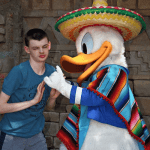 Joshua and Donald Duck